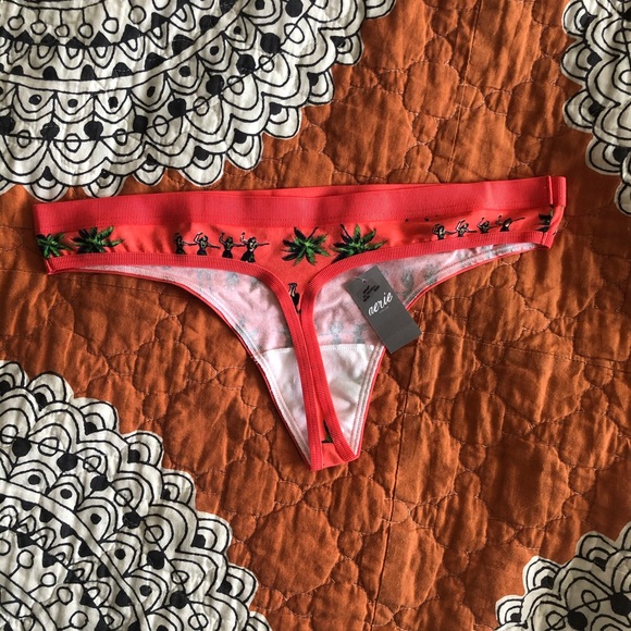 Aerie Cotton Thong Underwear - Picture 3 of 4
